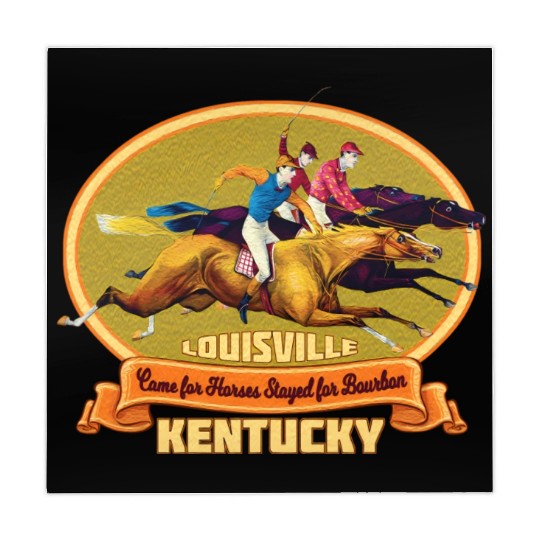 Louisville Kentucky Horse Racing Bourbon Derby Mahjong Mats