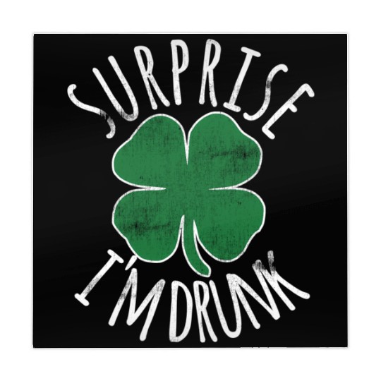 Surprise I'M Drunk Shamrock St Patrick'S Day Mahjong Mats