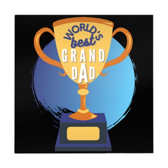 World s Best Grandad Trophy Mahjong Mats