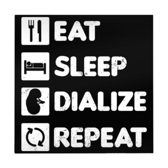 Dialysis Nurse Mahjong Mats Eat Sleep Dialize Repeat Gift