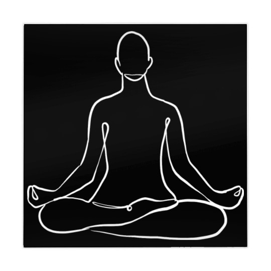 Yoga Teacher Namaste One Line Meditation Buddhism Mahjong Mats