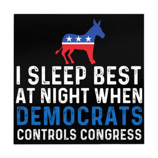 I Sleep Best At Night When Democrats Conservative Mahjong Mats