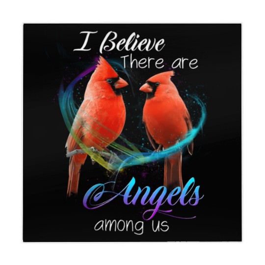 Cardinal Bird I Believe There Are Angels Among Us Mahjong Mats