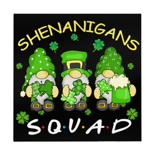 St Patrick'S Day Shenanigans Squad Three Gnomes Mahjong Mats
