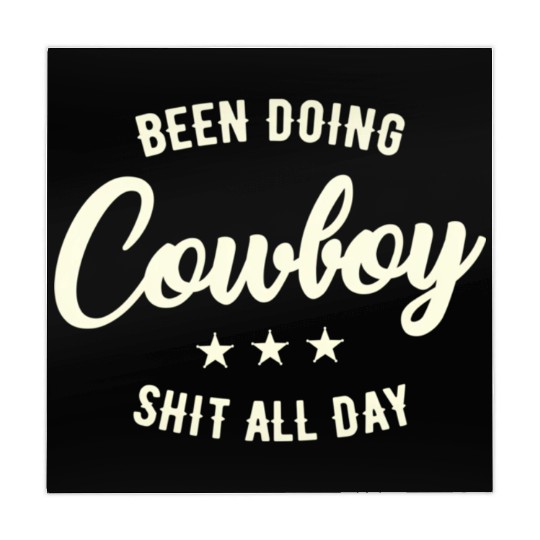Been Doing Cowboy Shit All Day Mahjong Mats