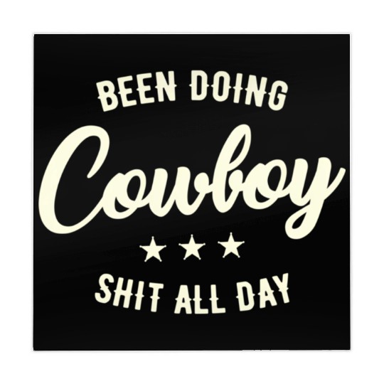 Been Doing Cowboy Shit All Day Mahjong Mats