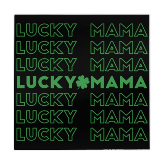 Lucky Mama Shamrock St Patric Day Mahjong Mats