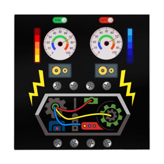 Robot Halloween Robot Mahjong Mats