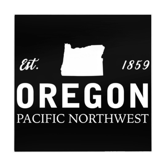 Oregon Est 1859 Pacific Northwest Us Flag Mahjong Mats