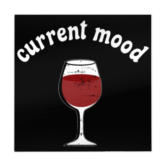 Current Mood Glass Of Red Wine Weekend Vibes Mahjong Mats