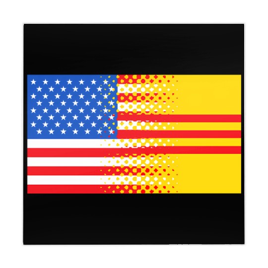 Vietnamese American South Vietnam Flag Mahjong Mats
