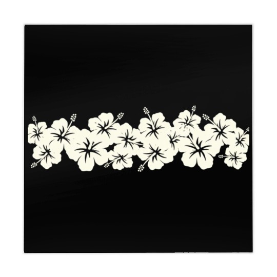 Surfer Style Floral Hibiscus Flower Row 1970S Mahjong Mats