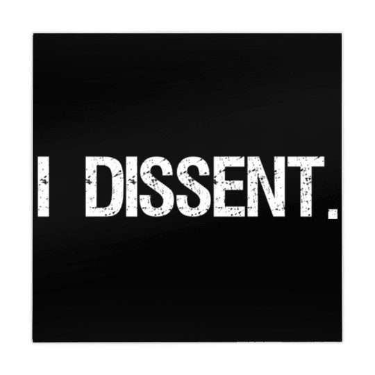 I Dissent Anti-Trump Scotus Liberal Mahjong Mats