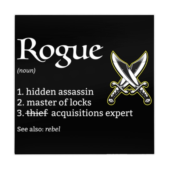 Rogue Class Definition Dungeons And Rpg Dragons Mahjong Mats
