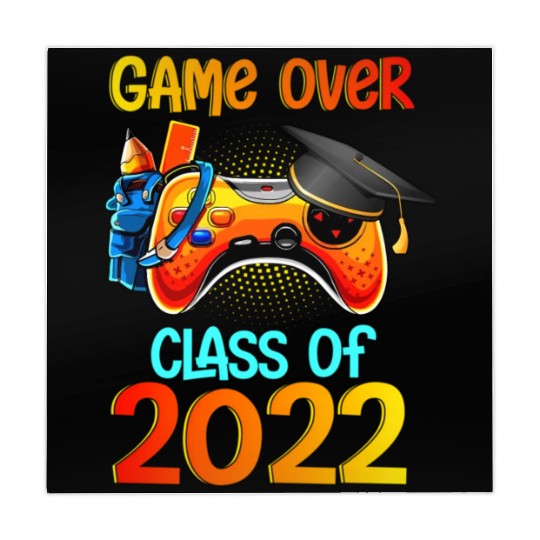 Game Over Class Of 2022 Video Games Graduation Mahjong Mats