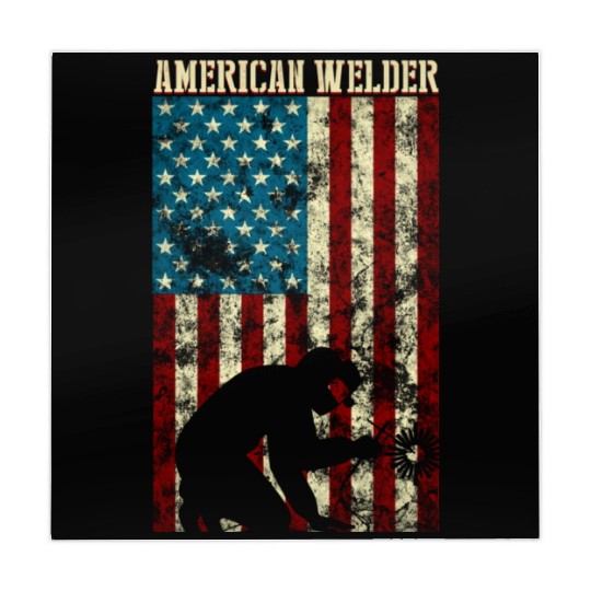 Welding Patriotic Distressed Usa American Flag Mahjong Mats