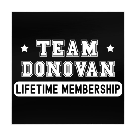 Team Donovan Lifetime Membership Family Last Name Mahjong Mats