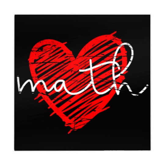 Math Heart - Math Teacher Heart Mahjong Mats
