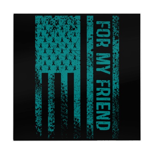 For My Friend Ovarian Cancer Awareness Mahjong Mats