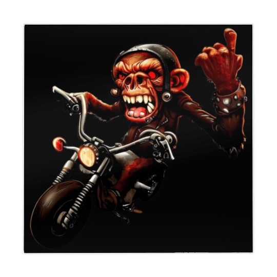 Zombie Raider Monkey Rockstar Mahjong Mats