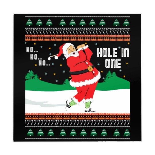 Ho Ho Ho Ugly Santa Golf Jumper Mahjong Mats