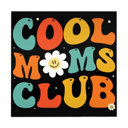 Cool Moms Club Groovy Hippie Theme Mother Day Mahjong Mats