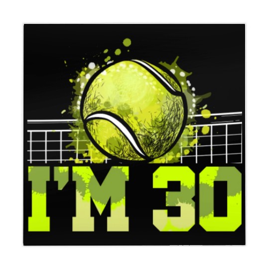 I'm 30 Racket Sports Tennis Player Adult 30th Mahjong Mats