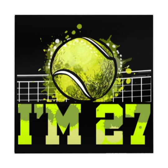 I'm 27 Racket Sports Tennis Player Adult 27th Mahjong Mats
