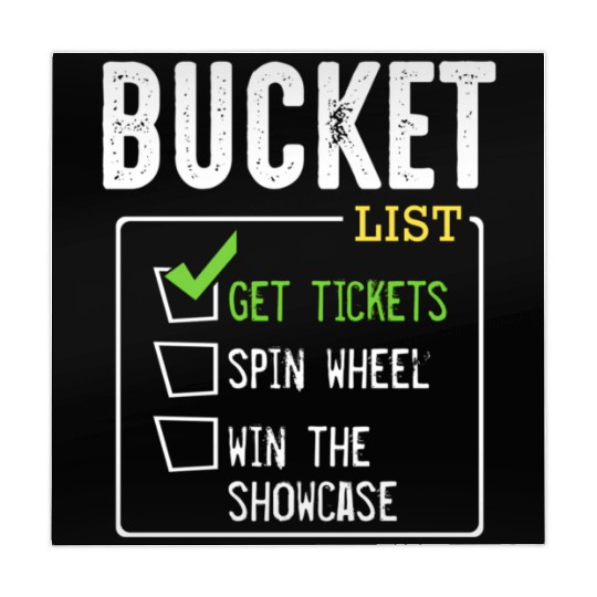 Bucket List Get Tickets Win Game Show Lucky Mahjong Mats