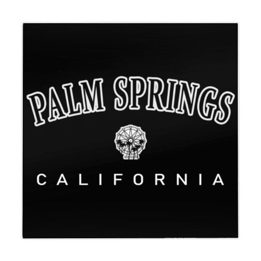 Palm Springs California Ferris Wheel Palm Trees Mahjong Mats