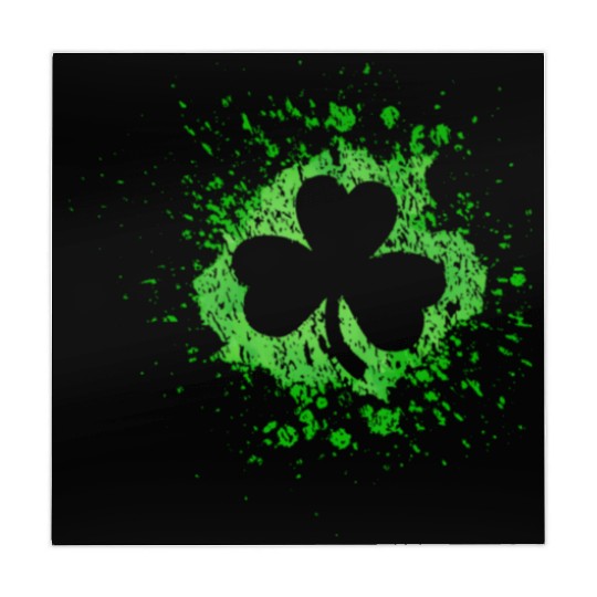 2-Sided Erin Go Bragh Shamrock Celtic Knot And Mahjong Mats