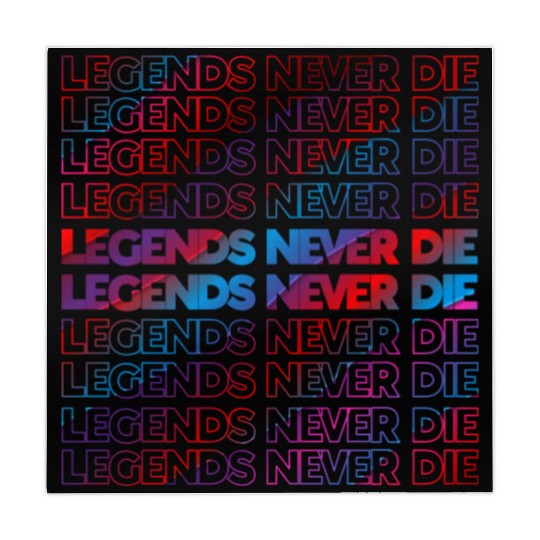 Legends Never Die T ShirtLegends Never Die Pattern Mahjong Mats