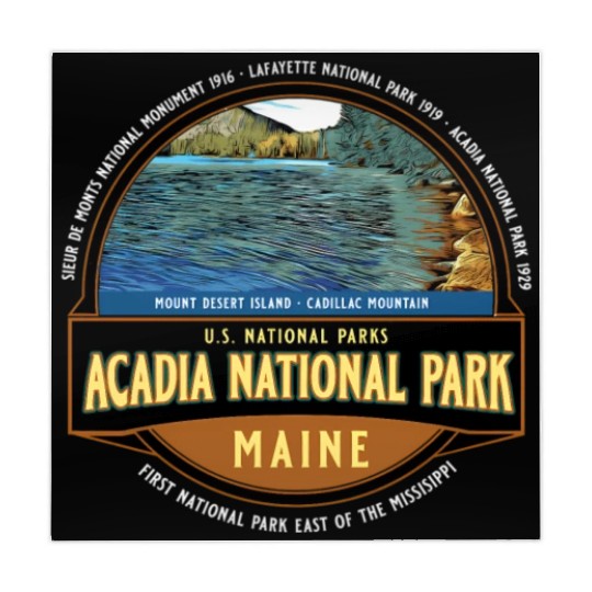 Acadia National Park Maine Vacation Mahjong Mats