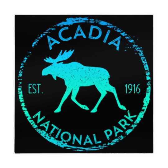 Acadia National Park Np Maine Moose Mahjong Mats