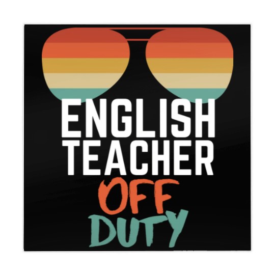 Teacher Off Duty English Teacher Mahjong Mats