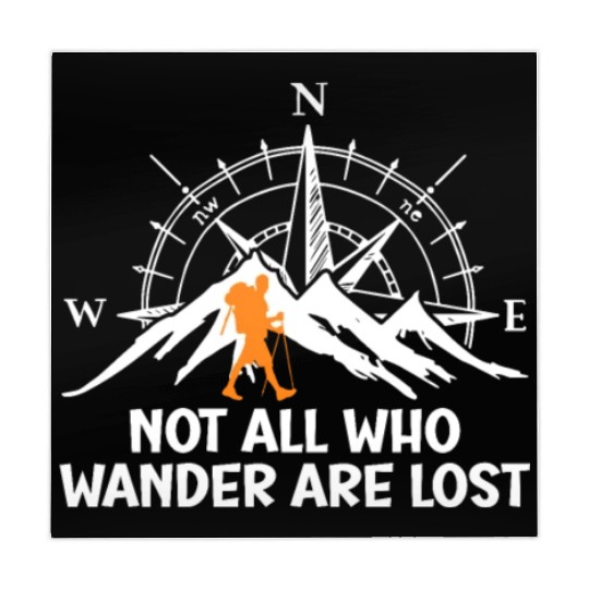 Hiker funny Wanderlust Mountaineer Hiking Mahjong Mats