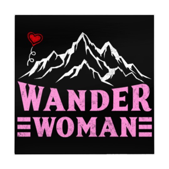 Wanderwoman Mountaineering Hiking Women Mahjong Mats
