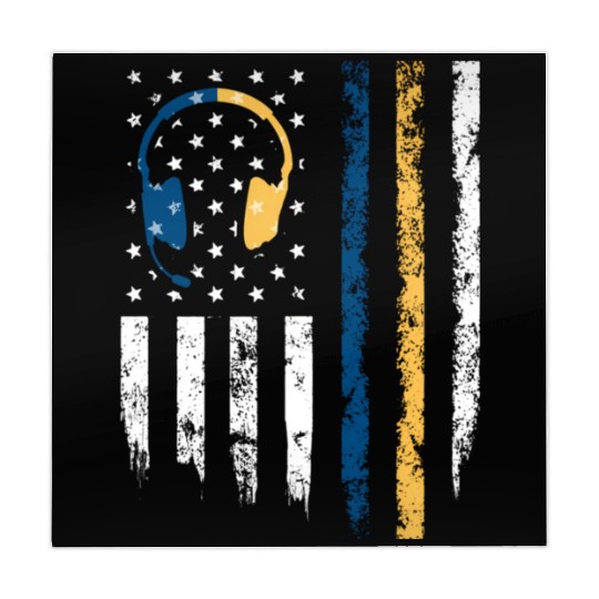 Gold Blue Line 911 Police Dispatcher First Mahjong Mats