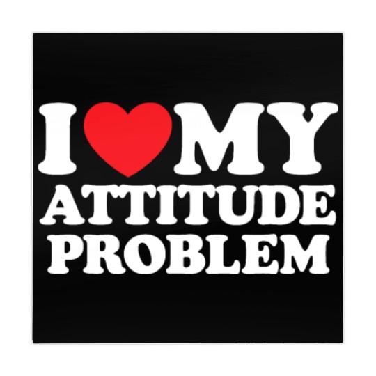 I Love My Attitude Problem Mahjong Mats