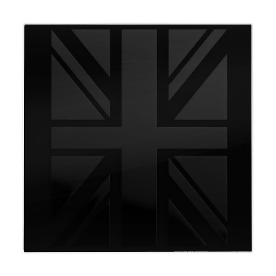 Black Union Jack - Uk Flag - Great Britain Mahjong Mats