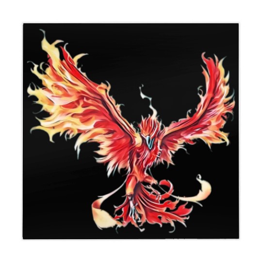 Phoenix From The Ashes Mythical Fire Bird Phoenix Mahjong Mats