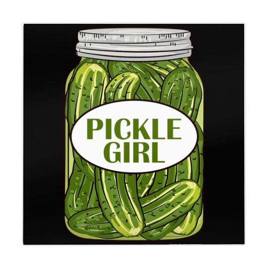 Pickle Girl Who Loves Pickles Mahjong Mats