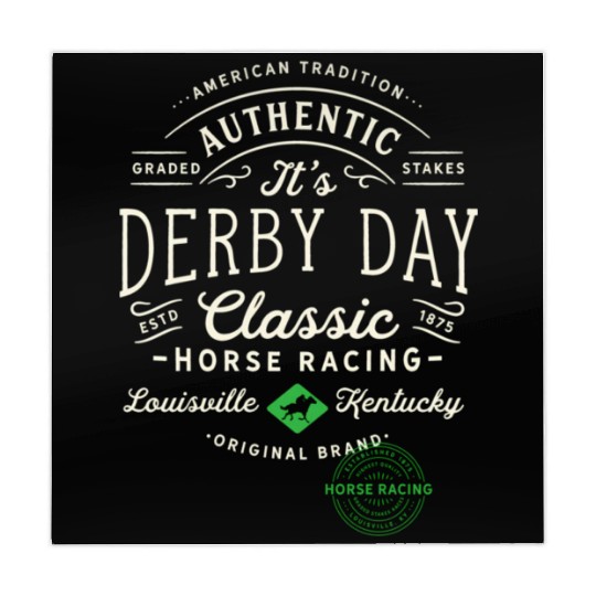 Derby Day Louisville Kentucky Horse Racing Mahjong Mats