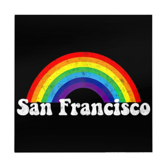 San Francisco LGBTQ Gay Pride Rainbow Premium Mahjong Mats