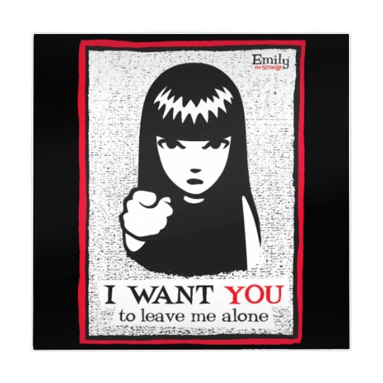 Emily The Strange I Want You To Leave Me Alone Mahjong Mats