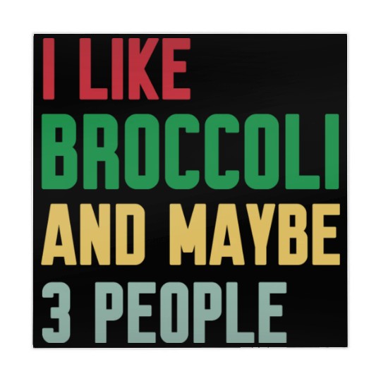 I Like Broccoli and Maybe 3 People Broccoli Lovers Mahjong Mats