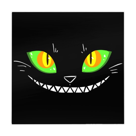 Creepy Cat Face Mahjong Mats