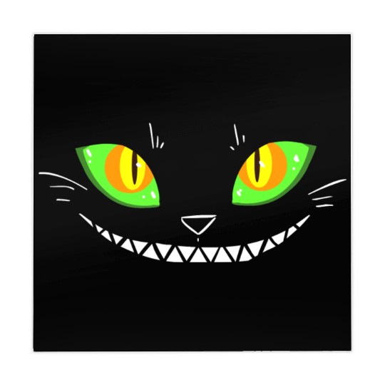 Creepy Cat Face Mahjong Mats