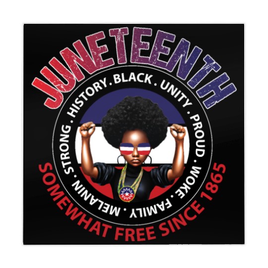 Juneteenth Red White and Blue Power Mahjong Mats