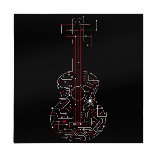 Electrical network guitar 1 Mahjong Mats